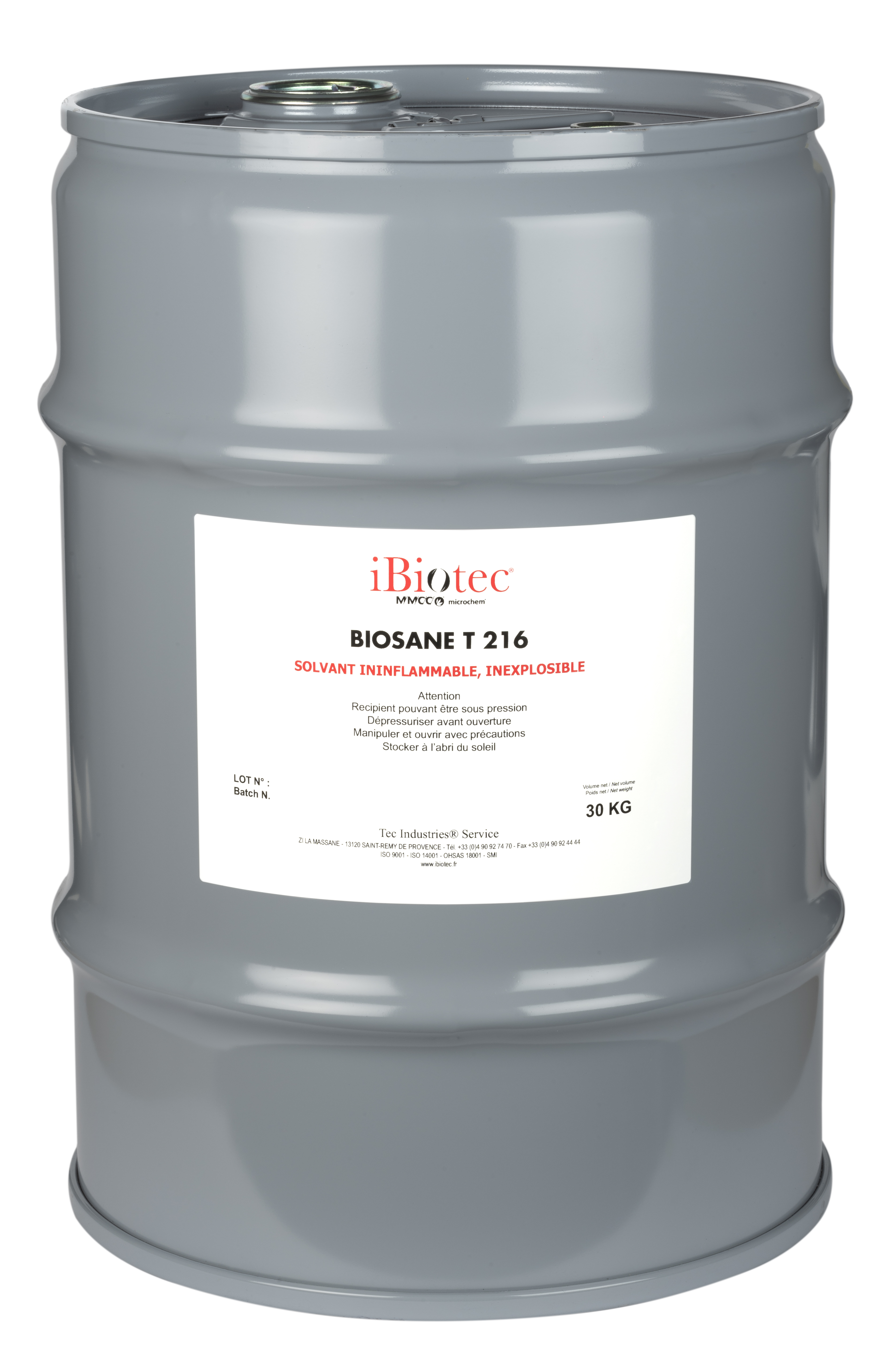 Solvant de lavage, de nettoyage et de dégraissage ininflammable, substitut aux HFC et HCFC. Solvant ininflammable